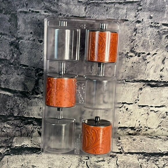 Stampin' Up! 3 Stampin' Around JUMBO 2" Wheel Roller Stamps & Case - Picture 2 of 6